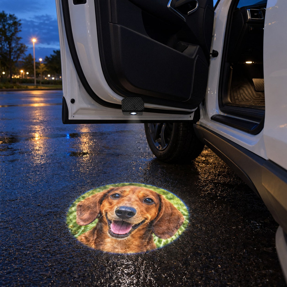 Pawlume™ Custom Pet Car Door Projector
